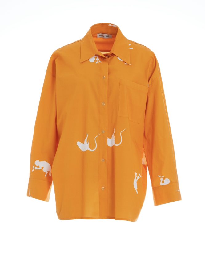 UNISEX PRINTED ΠΟΥΚΑΜΙΣΟ MILKWHITE ΠΟΥΚΑΜΙΣΑ 3