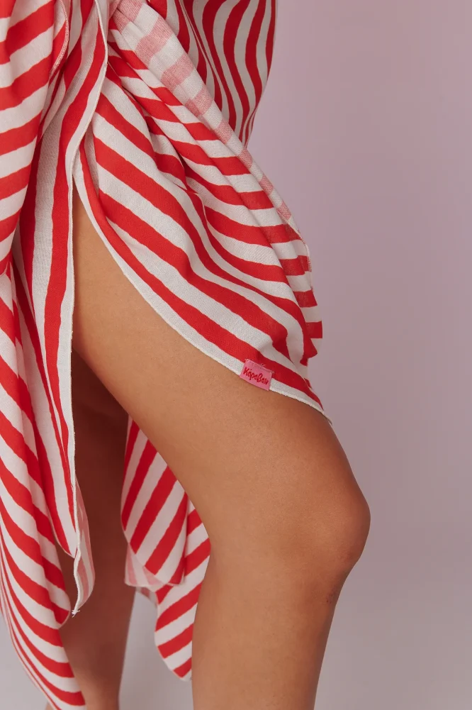 BRENDA BEACH COVER-UP – RED STRIPES KARAVAN ΠΡΟΣΦΟΡΕΣ 18