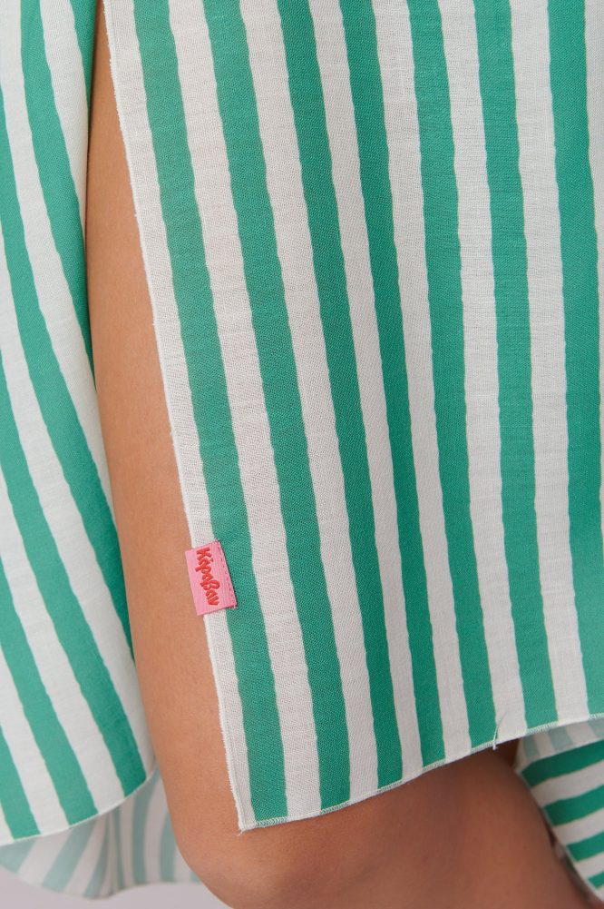 BRENDA BEACH COVER-UP – GREEN STRIPES KARAVAN ΠΡΟΣΦΟΡΕΣ 6