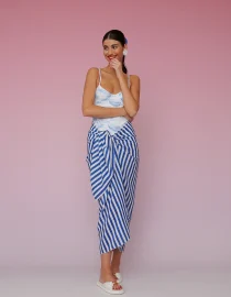 BRENDA BEACH COVER-UP – BLUE STRIPES KARAVAN ΚΑΦΤΑΝΙΑ 8