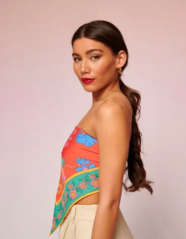 ANNA SCARF (FLORAL) KARAVAN ΑΞΕΣΟΥΑΡ