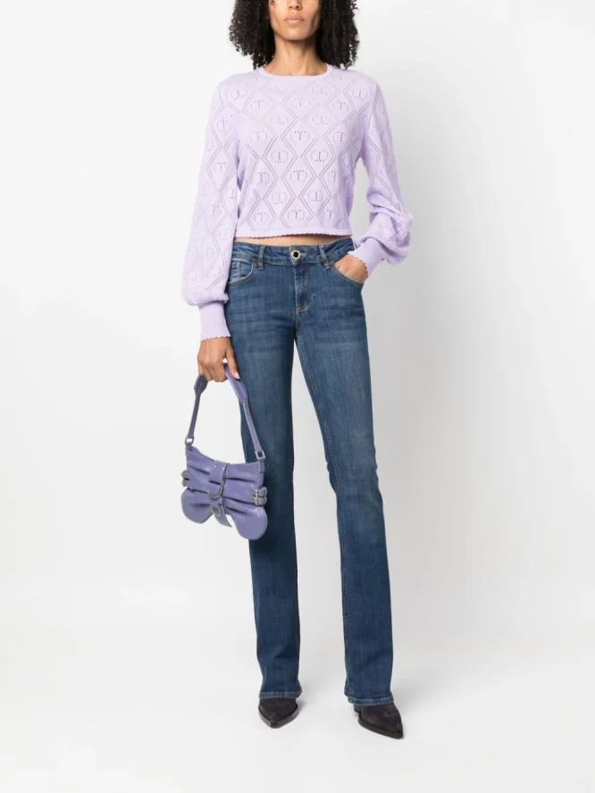 KNITTED BLOUSE TWINSET BLOUSES 6