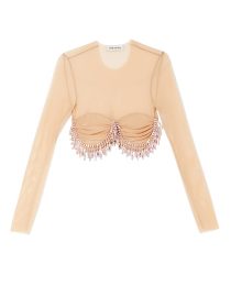 CROPPED PRINTED SUNRISE TOP MILKWHITE ΜΠΛΟΥΖΕΣ