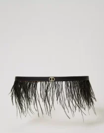 WAIST BELT WITH FEATHERS TWINSET ACCESSORY 6