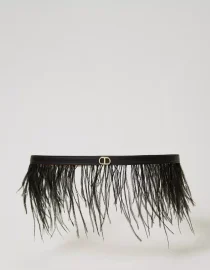 WAIST BELT WITH FEATHERS TWINSET ACCESSORY 21