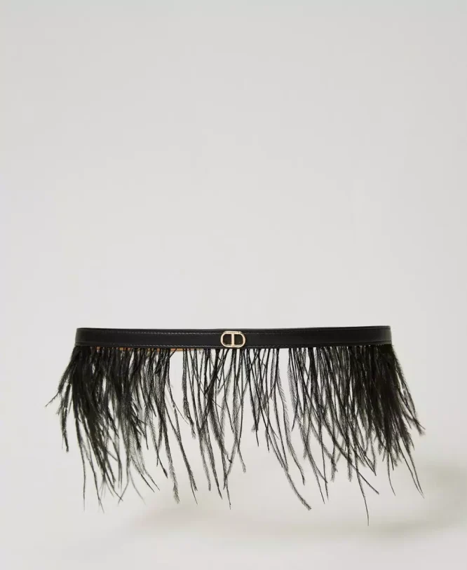 WAIST BELT WITH FEATHERS TWINSET ACCESSORY 3