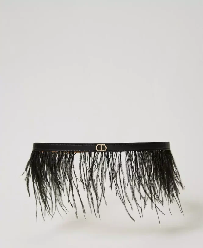 WAIST BELT WITH FEATHERS TWINSET ACCESSORY 18