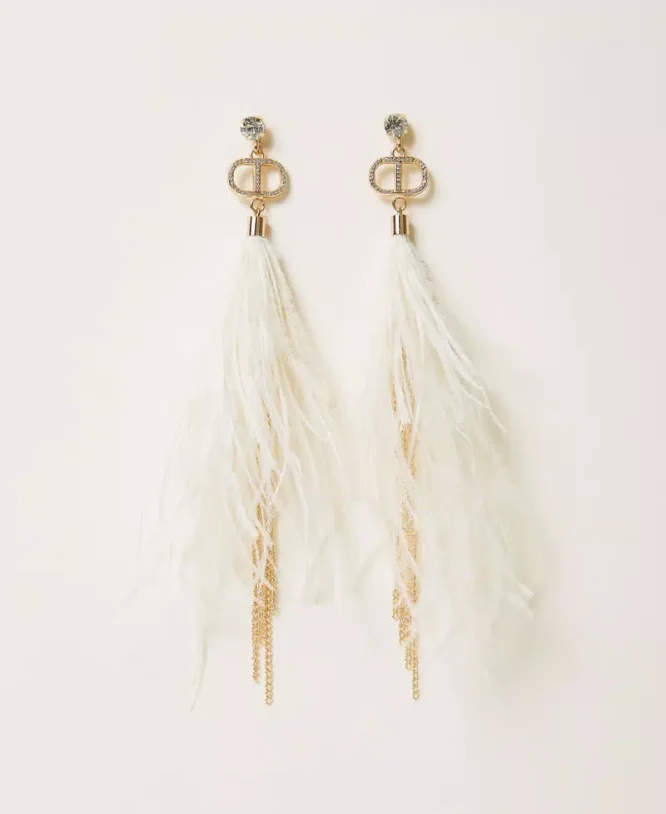 EARRINGS WITH FEATHERS AND STRINGS TWINSET ACCESSORY 3