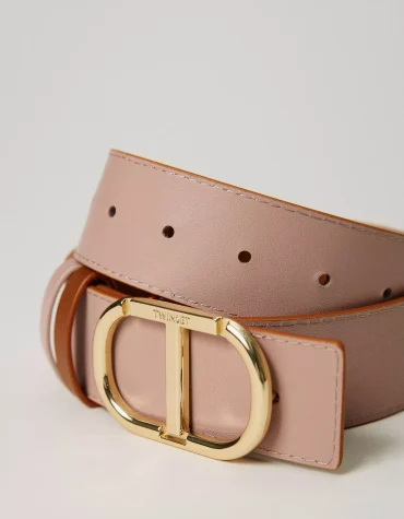 TWO-TONE BELT WITH LOGO TWINSET ACCESSORY 2