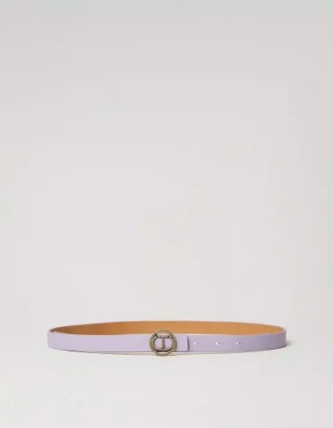TWO-TONE BELT WITH LOGO TWINSET ACCESSORY