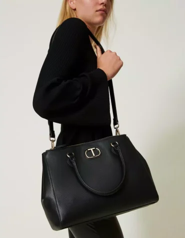 SHOPPER ΜΕ ΕΣΩΤΕΡΙΚΟ ΔΙΑΧΩΡΙΣΤΙΚΟ TWINSET ΑΞΕΣΟΥΑΡ 2