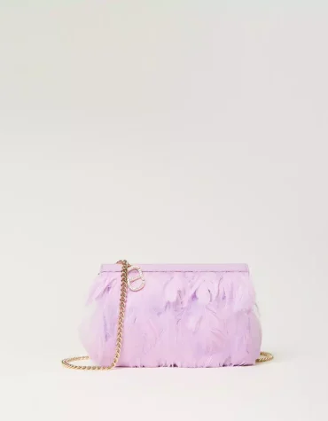 SHOULDER BAG WITH FEATHERS TWINSET ΑΞΕΣΟΥΑΡ 2