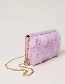 SHOULDER BAG WITH FEATHERS TWINSET ACCESSORY 8