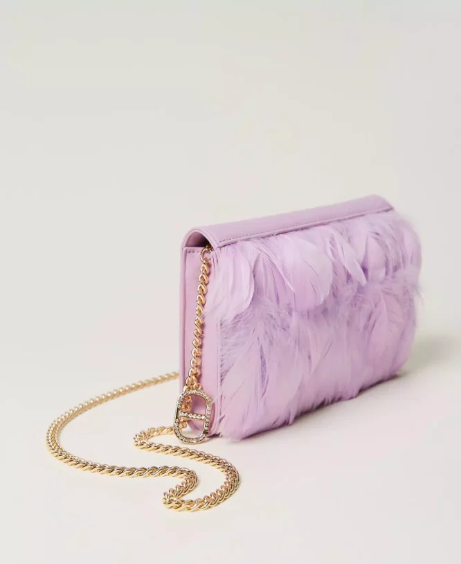 SHOULDER BAG WITH FEATHERS TWINSET ACCESSORY 3