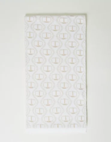 ANGORA AND LUREX SCARF WITH OVAL T TWINSET ACCESSORY 2