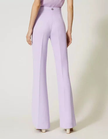 CREPE TROUSERS TWINSET CLOTHES 2