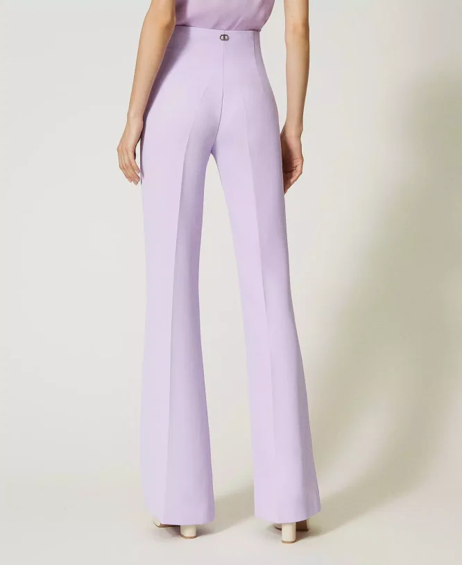 CREPE TROUSERS TWINSET CLOTHES 4