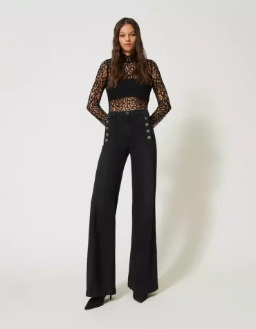 BOOTCUT AND FLARE JEANS TWINSET CLOTHES