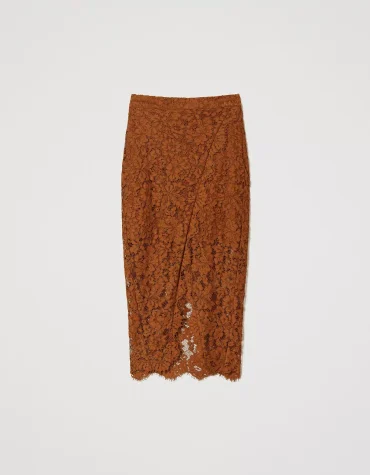 MINDI LONG LACE MACRAME SKIRT TWINSET CLOTHES 2