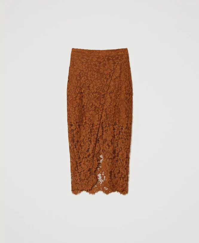 MINDI LONG LACE MACRAME SKIRT TWINSET CLOTHES 10