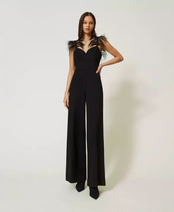 ONE-SUIT WITH FEATHERS TWINSET CLOTHES 3