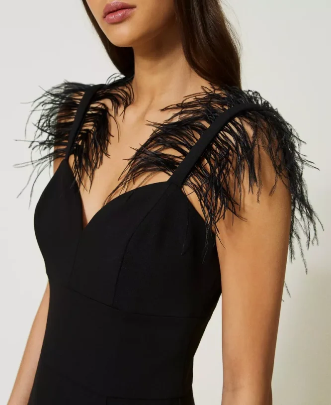 ONE-SUIT WITH FEATHERS TWINSET CLOTHES 7
