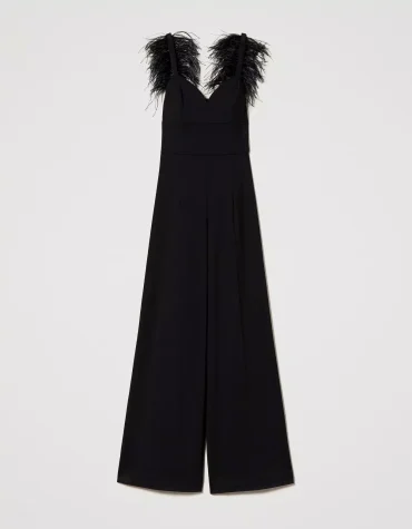 ONE-SUIT WITH FEATHERS TWINSET CLOTHES 2