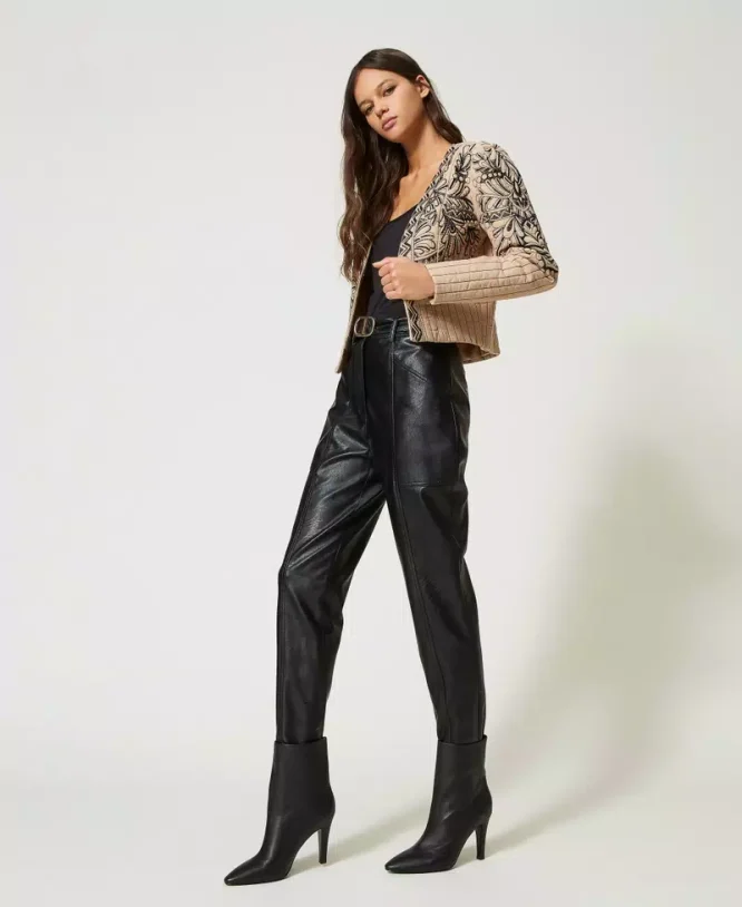 HIGH WAIST PANTS TWINSET CLOTHES 5