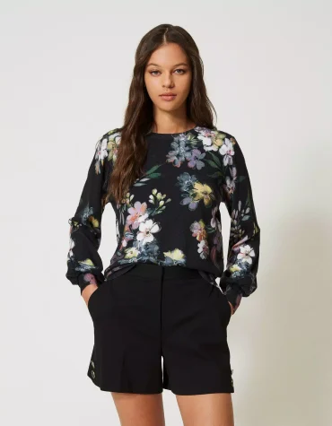 FLORAL JUMPER TWINSET BLOUSES 2