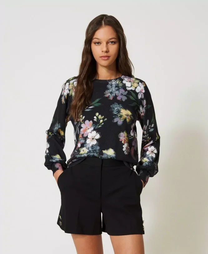FLORAL JUMPER TWINSET BLOUSES 4