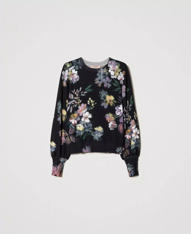 FLORAL JUMPER TWINSET BLOUSES 7