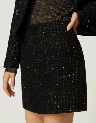 ΜΙΝΙ ΦΟΥΣΤΑ BOUCLE TWINSET ΝΕΕΣ ΑΦΙΞΕΙΣ
