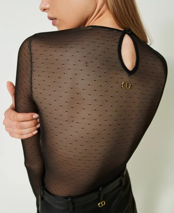 PLUMETIS TULLE BODYTWINSET BLOUSES 7