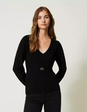 SEAMLESS T-SHIRT TWINSET BLOUSES