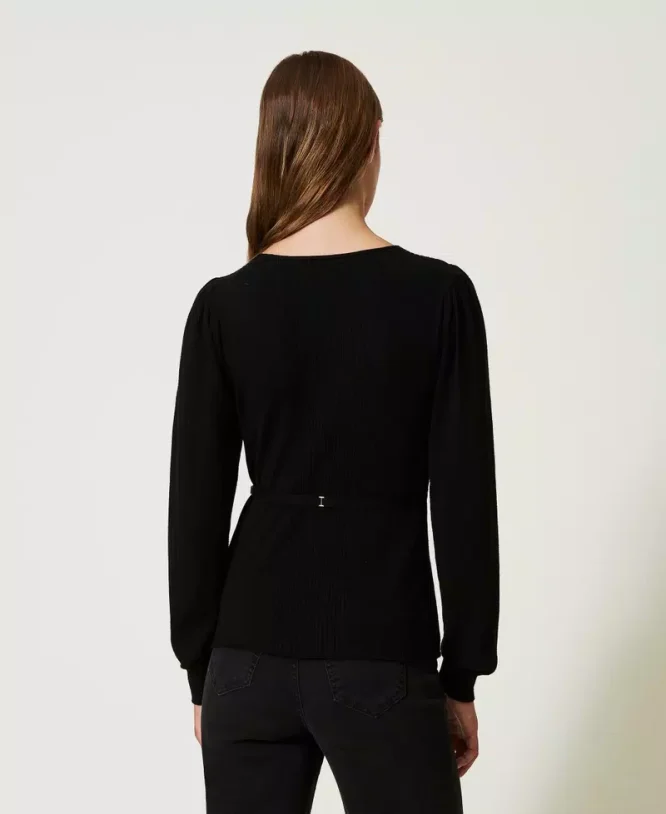 SEAMLESS T-SHIRT TWINSET BLOUSES 6