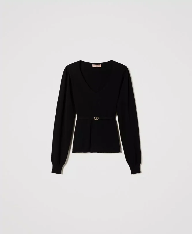 SEAMLESS T-SHIRT TWINSET BLOUSES 4