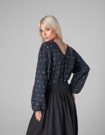 LYDIA BLOUSE (ANIMAL PRINT) MAMOUSH BLOUSES