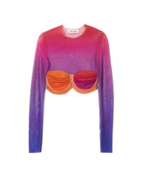 CLASSIC CROPPED TOP ΜΕ ΚΡΥΣΤΑΛΛΑ MILKWHITE ΜΠΛΟΥΖΕΣ