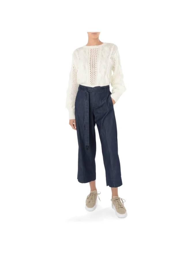 KNIT T-SHIRT WITH FEATHERS TWINSET BLOUSES 4