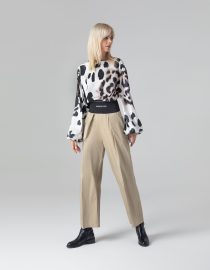 TONIA TROUSERS WITH ELASTIC WAIST (BEIGE) MAMOUSH CLOTHES 7