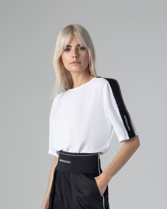 ADELE BLOUSE (WHITE) MAMOUSH BLOUSES 48