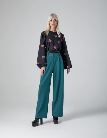 AMELIA TROUSERS (GREEN) MAMOUSH ΡΟΥΧΑ 2