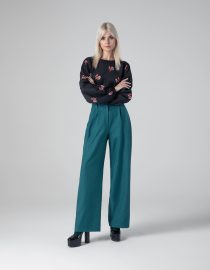 DANAE TROUSERS (BLACK/WHITE STRIPED)MAMOUSH CLOTHES 2