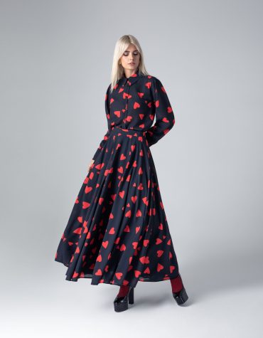 KAROLINA ΦΟΥΣΤΑ (BLACK/HEARTS)  MAMOUSH ΝΕΕΣ ΑΦΙΞΕΙΣ