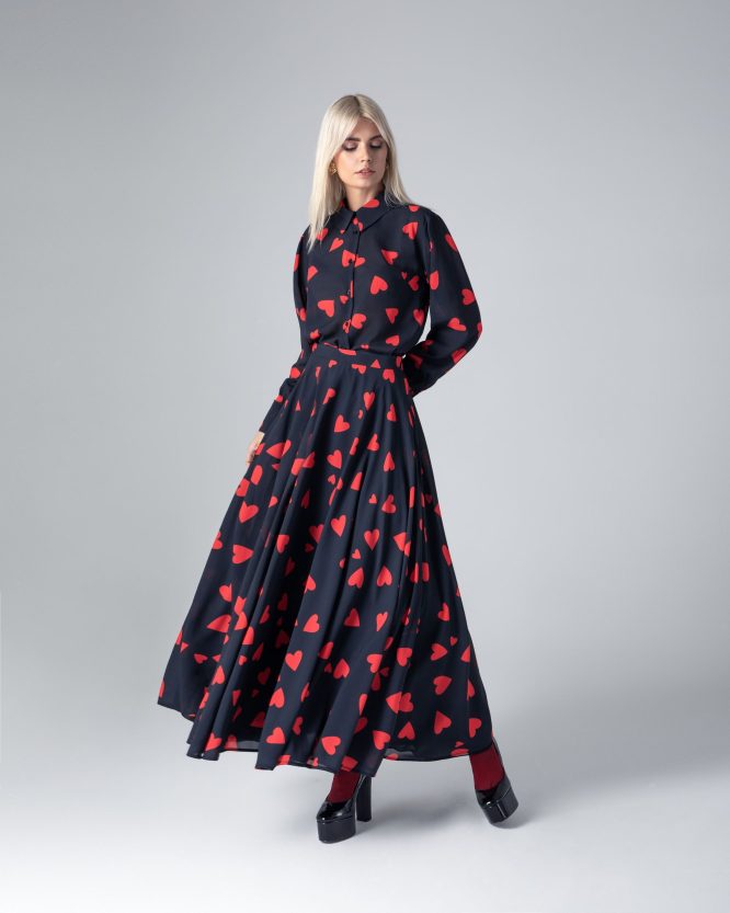 KAROLINA ΦΟΥΣΤΑ (BLACK/HEARTS)  MAMOUSH ΝΕΕΣ ΑΦΙΞΕΙΣ 3