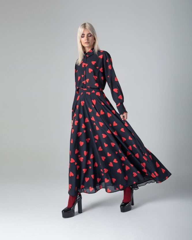 KAROLINA ΦΟΥΣΤΑ (BLACK/HEARTS)  MAMOUSH ΝΕΕΣ ΑΦΙΞΕΙΣ 4