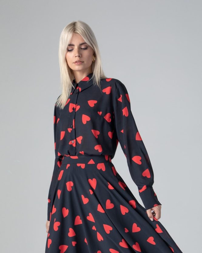 ADA ΠΟΥΚΑΜΙΣΟ (BLACK/HEARTS) MAMOUSH ΝΕΕΣ ΑΦΙΞΕΙΣ 5