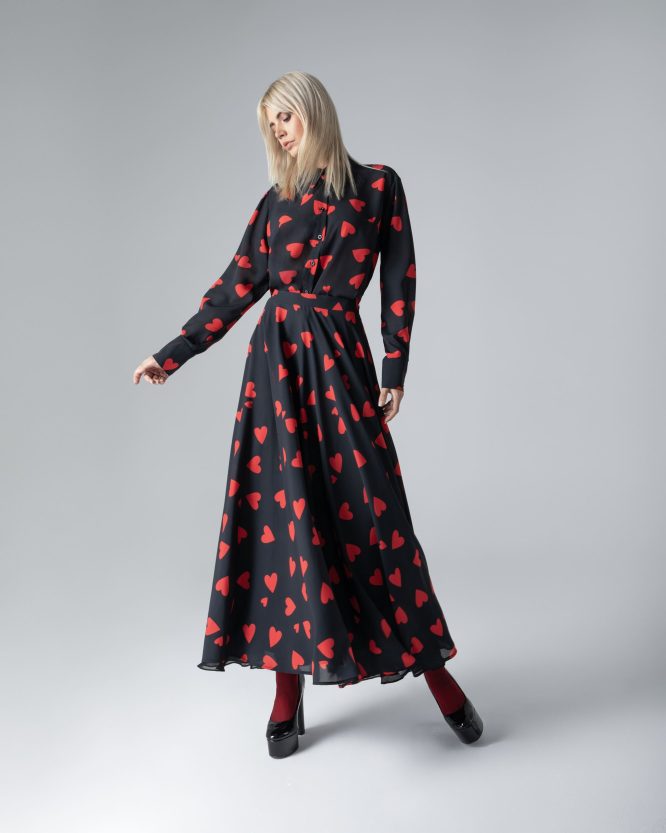 KAROLINA ΦΟΥΣΤΑ (BLACK/HEARTS)  MAMOUSH ΝΕΕΣ ΑΦΙΞΕΙΣ 5