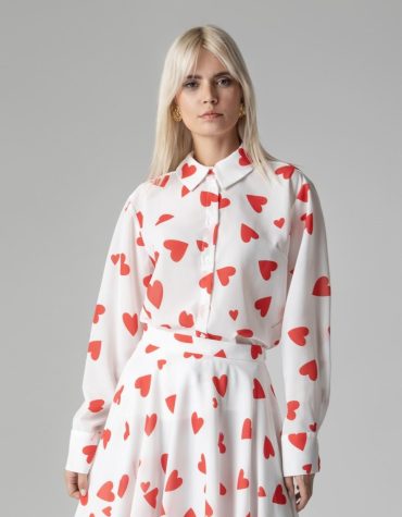 ADA ΠΟΥΚΑΜΙΣΟ (WHITE/HEARTS) MAMOUSH ΝΕΕΣ ΑΦΙΞΕΙΣ
