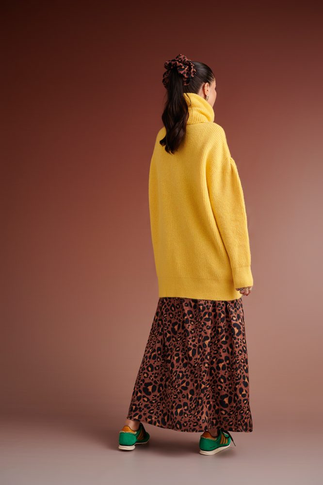 PENNY KNITTED TURTLENECK BLOUSE (YELLOW) KARAVAN BLOUSES 11